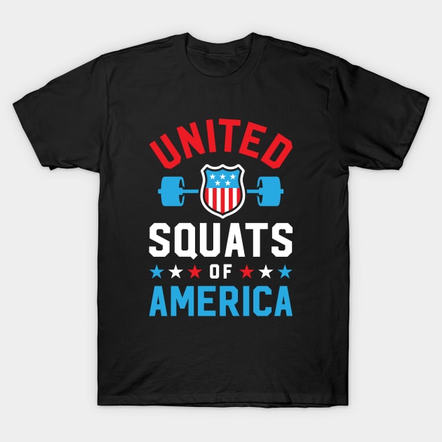 United Squats Of America v2 T-Shirt by brogressproject